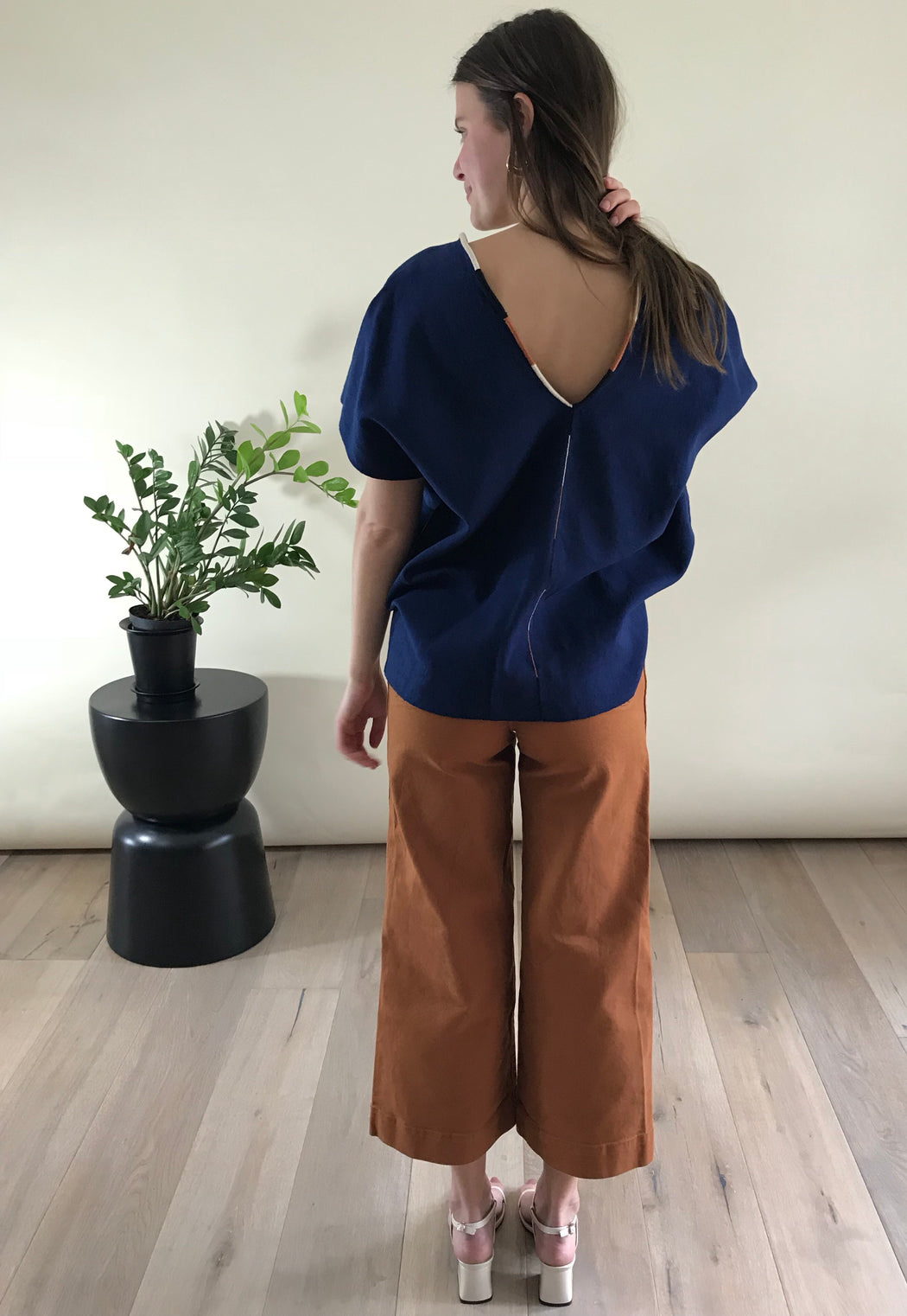Ines Top Navy
