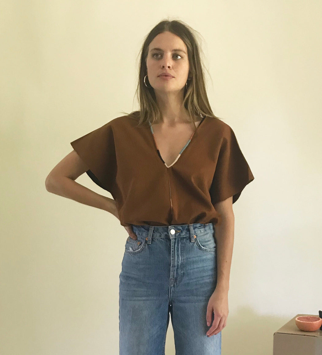 Ines Top Chestnut