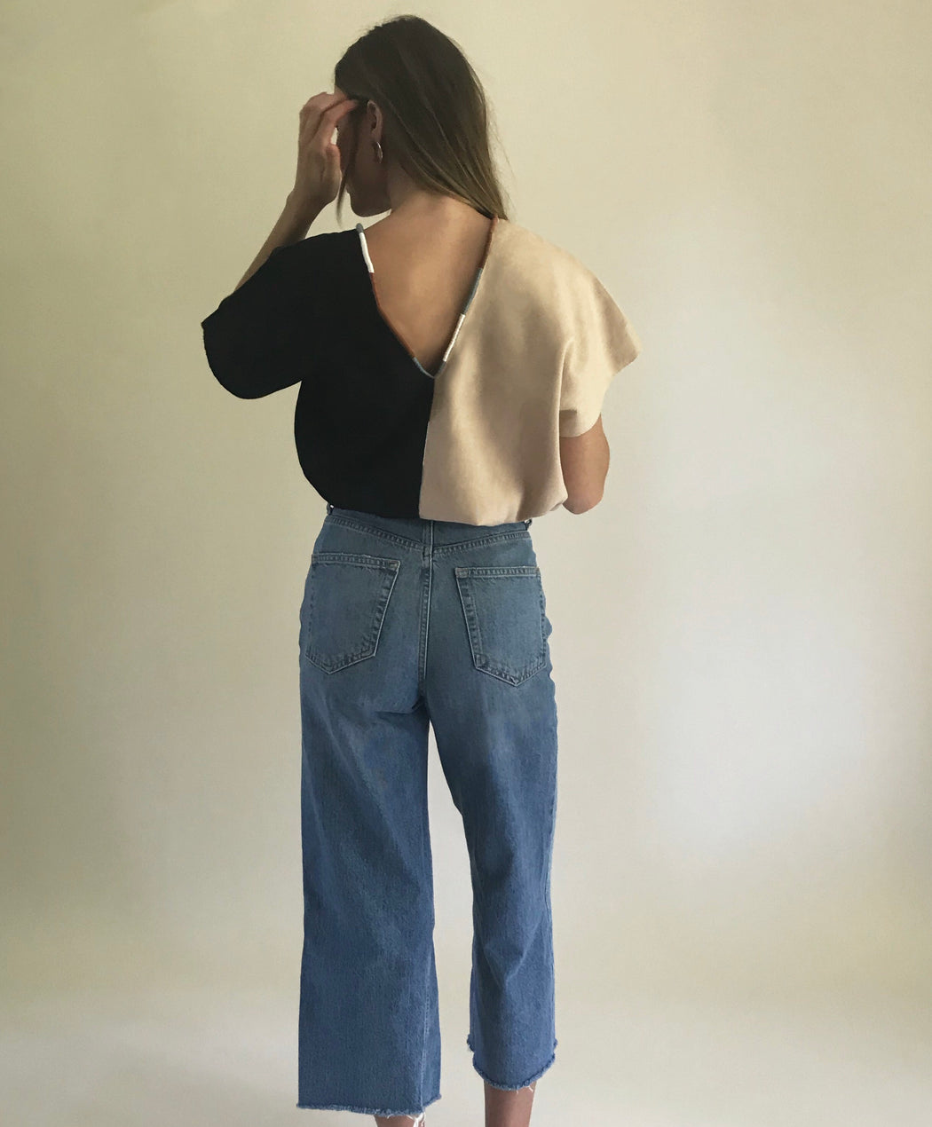 Agnes Top Nude & Black