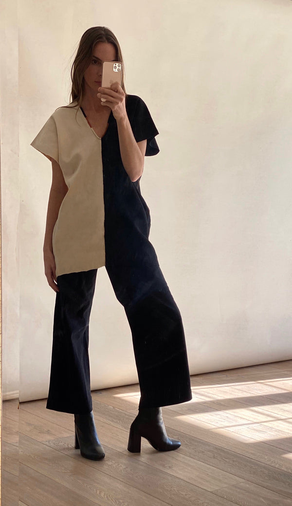 Agnes Tunic Wheat & Black