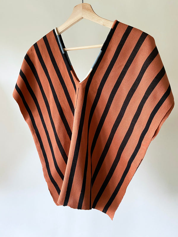 Alma Top Tobacco & Black Stripes