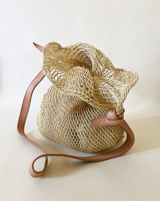 Natural Fishnet Handbag